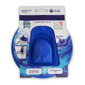 Tpr1g-ld Buydailyneeds Collapsible 1 Gallon Paint Can Lid For Mess-free Storage And Pouring Professi