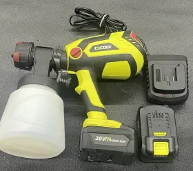 Ccsg20002l Cacoop Ccsg20001l Cordless Paint Sprayer With 2 20v Battery And Charge Pd5028940