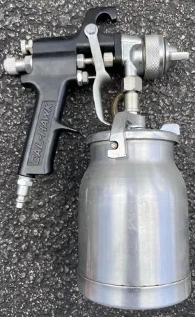 Cal-hawk 091044391049 Universal Spray Gun With Cup Hopper And Quick Release Cover Nice Ships Free
