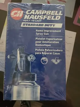Campbell Hausfeld 705353018527 Spray Gun With 1-quart Canister Stadard Duty Nib