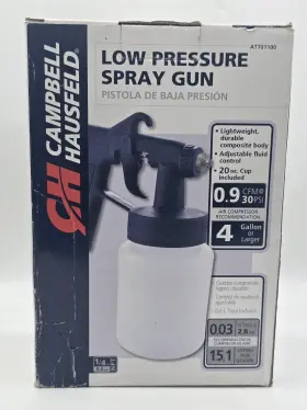 At701100 Campbell Hausfeld Low Pressure Spray Gun Air Compressor Attachment Tool