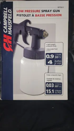 Dt7011 Campbell Hausfeld Low Pressure Spray Gun