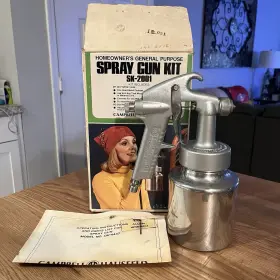 Sk-2001 Campbell Hausfeld Vintage General Purpose Spray Gun Kit With Manual