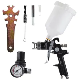 H827p Cartman 943536309176 Hvlp Gravity Feed Air Spray 20.2 Oz Capacity Optimal Working Pressure