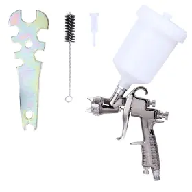 Mp-400 Cartman 943536309220 Hvlp Gravity Feed Air Spray Gun 20.2 Oz Capacity 9-11 Cfm Cubic Feet