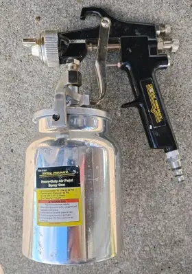 97855 Central Pneumatic Industrial Air Spray Gun Item Read