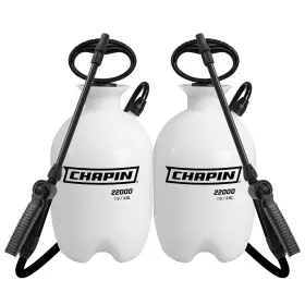Chapin International 023883220006 22000 Pump Sprayer 1-gallon 2 Value Pack Translucent White
