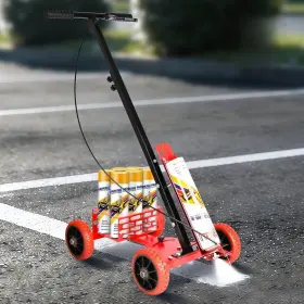 China 717496007405 Parking Lot Striping Machine Paint Sprayer With Adjustable Arc And Straight Line