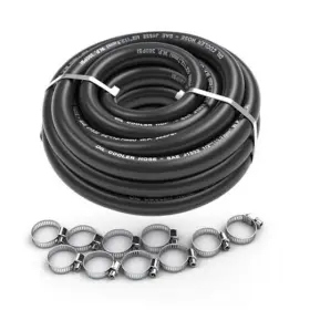 J1532 Choimoon Sku18-13mm 20ftc 1/2 Transmission Oil Cooler Hose Fuel Line 20ft With Clamps