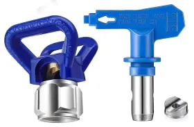 Chshfirlov 717021045308 515 Airless Spray Paint Tip Nozzle Blue And Guard For Sprayer Gua