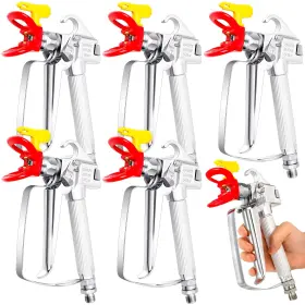 Spray-262 Chumia Sg02 Airless Paint Spray Gun High Pressure 3600psi 517 Tip Swivel Joint For P