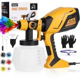 N33-104-1899 Cjc Paint Sprayer 750w Hvlp High Power Electric Spray Gun 6 Copper Nozzle