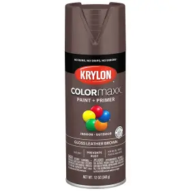 K05527007 Colormaxx Spray Paint Gloss Leather Brown 12 Oz 800t39