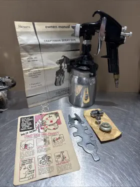 106.156132 Craftsman Vintage Sears Spray Gun Model Number Never Used Open Box