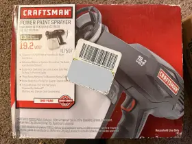 917597 Craftsman Ss630 Handheld Cordless Paint Sprayer 19.2v Quick-lock 3 Patterns