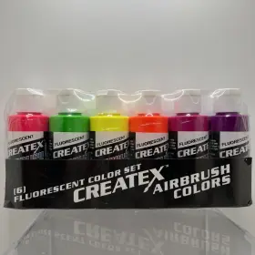 5802-00 Createx Fluorescent Airbrush Colors Set