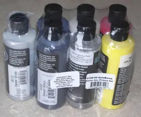 6100-04 Createx Autoborne Primary Sealer Set 4 Oz Each Plus 6013 Silver 7 Color New Sealed