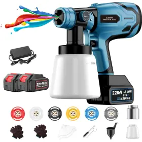 Cps0y Cremicle Cordless Paint Sprayer With 2 Max Batteries Hvlp Electric Gun