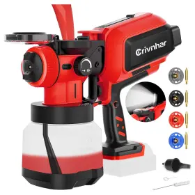Mq18sg Crivnhar Cordless Paint Sprayer 70000rpm Compatible For Milwaukee 18v Batter... Fast Ship