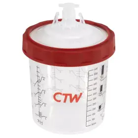Cs125-400 Ctw International 400ml/13.5oz Premium Disposable Spray Cup Paint