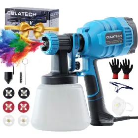 700w Culatech 608028281687 Paint Sprayer 2024 Upgraded Hvlp Electric Gun With 6 Co