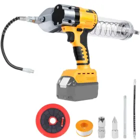 Zfo0268 Daspom Cordless Grease Gun Compatible With De-walt 20v Battery 13000 Psi Brushless