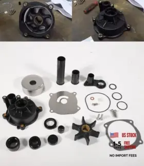 435929 Dearchan Water Pump Repair Kit With Housing For Johnson Evinrude Omc 75-250hp V4