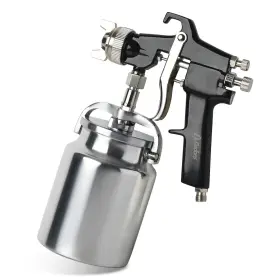 Dedoes 850064917017 2.0 Mm Siphon Feed Spray Gun With 1000 Ml Plastic Cup - Precision Lvlp Paint