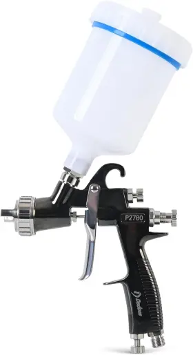 100-175 Dedoes P2780 - 2.0 Mm Hvlp Spray Gun With 600 Ml Plastic Pattern Width