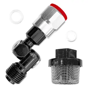 Hspqzjt01 Deeledm 7/8 Inch Thread Airless Sprayer Gun Swivel Joint Multi-angle 180 Degree Rotat