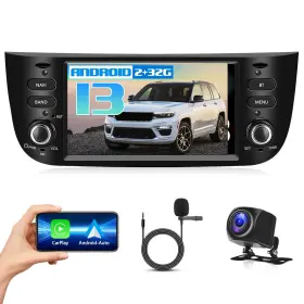 Usnzugo1x-wyl Dehateo Usnzugo1x-wyl#001 Android 13 Stereo Radio Fit For Fiat Punto 2012 2013 2014 2015 6.2 Hd Inches