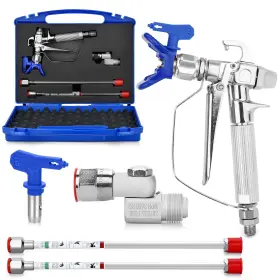 Penqiang2 Dent-de-lion 7 Pcs Airless Paint Sprayer Gun Kit 3600 Psi High