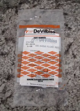 Kk-4456 Devilbiss New Paint Sprayer Fluid Regulator Repair Kit Free Shipping