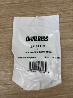 Dv802516 Devilbiss Sp-611-k Automotive Refinishing Air Inlet Connector