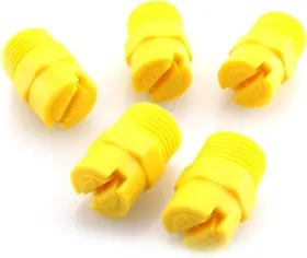 Ffspray-1 Dgzzi Ffspray-1/2-65d-5 Flat Fan Spray Tip 5pcs 1/2 Inch Male Threaded 65 Degree Pp 0.5