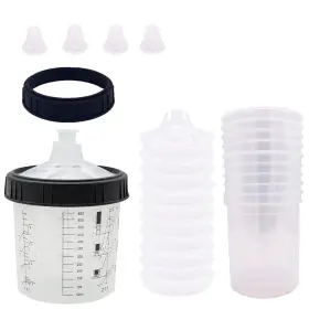D0024 Dier Yee 600ml Disposable Paint Spray Gun Cup For Automotive Hvlp Spr