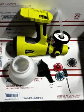 P4001 Dteztech Ryobi 18volt Battery Compatible Spray Gun. Paint Pesticides Etc