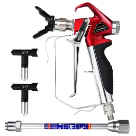 Dus3600 Dusichin Airless Paint Primer Spray Gun High Pressure 3600 Psi Reversible 517