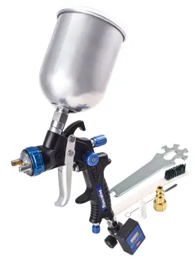 232121 Dynastus 22 Oz. Professional Composite Hvlp Air Spray Gun Detail Paint Spraye