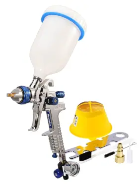 Dynastus 619438408373 22 Oz. Hvlp Air Spray Gun Auto Car Detail Paint Sprayer 2.5mm Nozzl