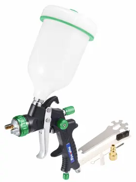 Dynastus 619438408403 22 Oz. Professional Composite Hvlp Air Spray Gun Detail Paint Sprayer With 1