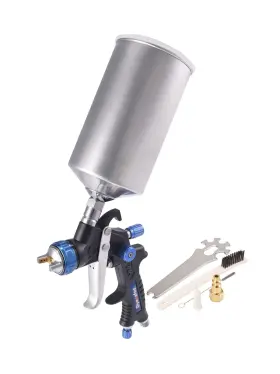 Dynastus 634715947628 Pro Series 1 Quart Gravity Feed Composite Hvlp Air Spray Gun Detail