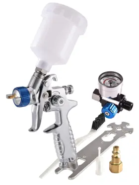 H-832g Dynastus Touch Up 4.2 Oz Hvlp Air Spray Gun Auto Car Paint Sprayer Spot Repair 1.0mm