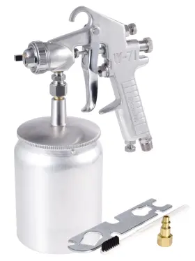 W-71ds Dynastus Siphon Air Spray Gun High Atomization Paint Sprayer 1.5mm Tip 650cc