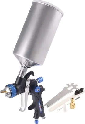 Dynasty Tools 705353243240 Dynastus 20 Oz. Professional Composite Hvlp Air Spray Gun Detail Paint Sprayer
