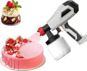 500w E-greetshopping 699838653481 Chocolate Spray Gun Electric Paint Sprayer Cake Diy Baking Ai