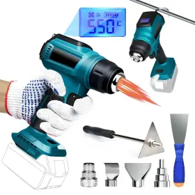 1022 Edtran 768510995888 Cordless Heat Gun For Makita 18v Battery 350w 122 -1022 Fast Heati