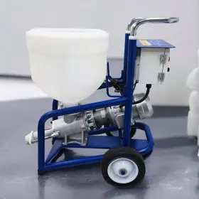 Effluvialtech 198462672221 28l Hopper T3 Mortar Real Stone Putty Cement Grouting Spraying Machine 220v