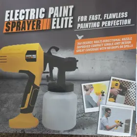 Q1p-y06-380 Electric Paint Sprayer Elite 1000w Handheld Spray Gun Yellow 2.5mm Nozzle 1000ml