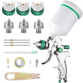 Endozer 799473832774 Professional Hvlp Spray Gun Set Gravity Feed Air With 1.4 1